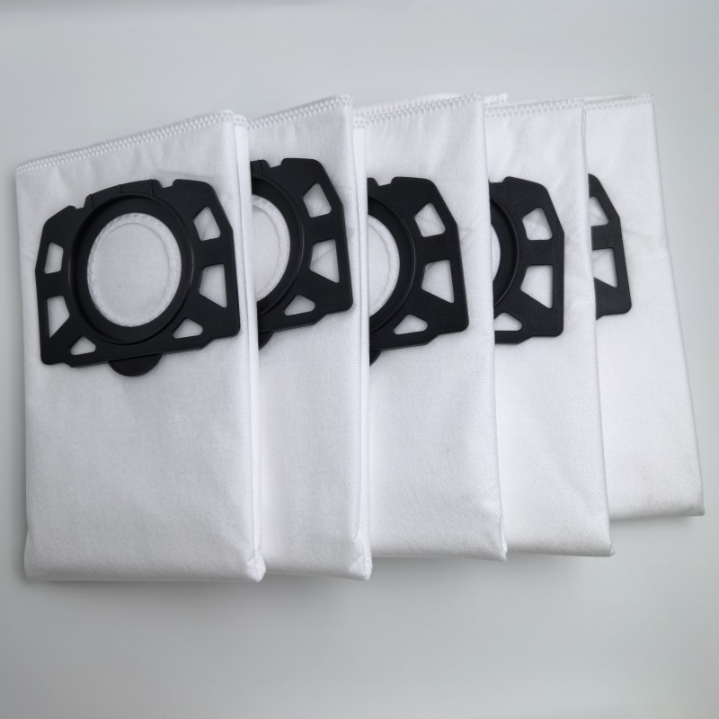 Dust Bags for Karcher WD4/WD5/MV4/MV5/MV6/MK5/MK6, KFI 487 2.863-006.0 Replacement Fleece Filter Bags for Wet/Dry Vacuums