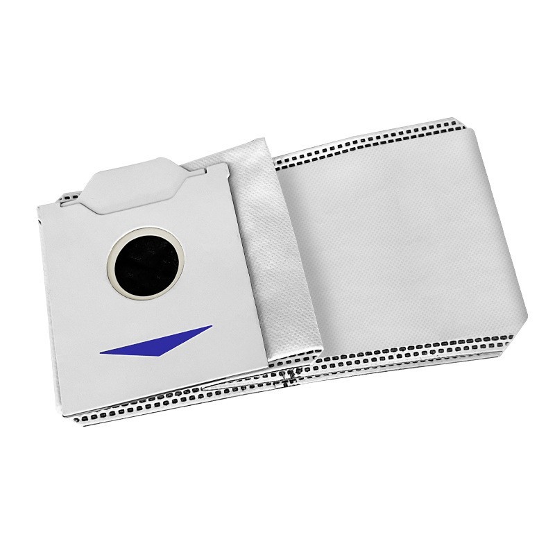 Dust Bags for ECOVACS DEEBOT N30 PRO OMNI, Compatible with N30 / N30 PLUS / N30 OMNI Auto-Empty Station, 4-Layer Filtration with Antibacterial & Activated Carbon, Large Capacity Replacement Bags