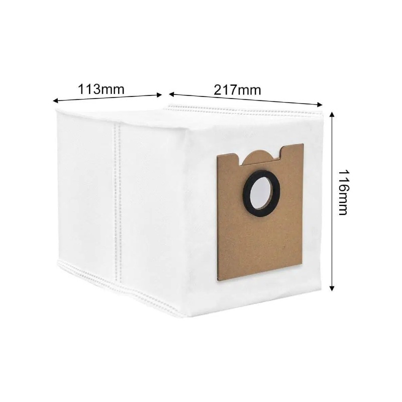Dust Bags for Lefant M2 PRO / M2 Plus / M2S Pro & OKP L3 / M3 Robot Vacuum, 2.5L Large Capacity, Auto-Seal, Replacement Bags for Self-Emptying Station