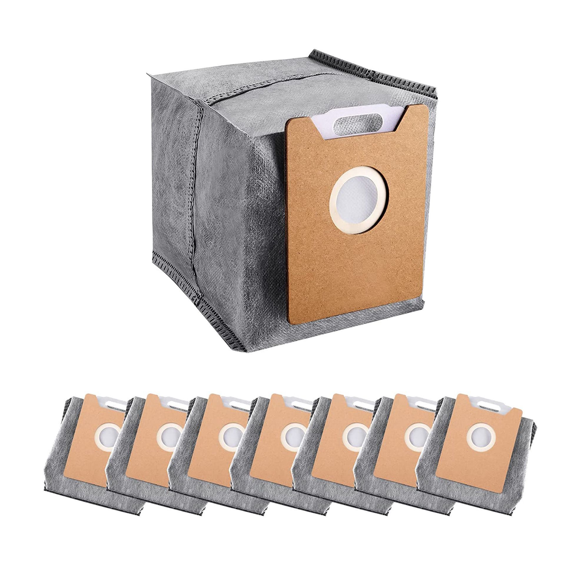 Dust Bags for Eufy G35+ / G40+ / G40 Hybrid+ Robot Vacuum, Replace T2954111, Auto-Seal Antibacterial Activated Carbon Bags for Self-Empty Station