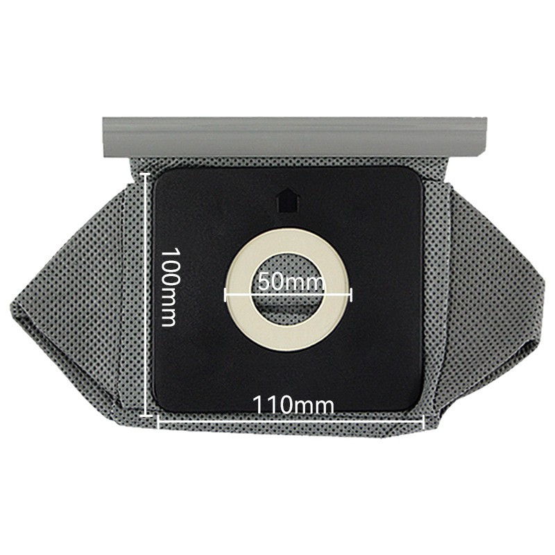 Washable Cloth Dust Bags for Midea ZW1200-201 ZW1000-6/7 QW12T4, 5-Pack, Reusable Non-Woven Fabric, Compatible with QW12 Series