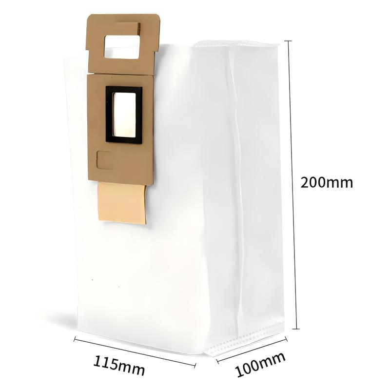 Dust Bags for Roborock S7 / S7 Plus / T7S / T7S Plus, 2.5L Large Capacity, H13 HEPA Filtration, Self-Sealing Disposable Vacuum Bags, 2/3/5/10 Pack