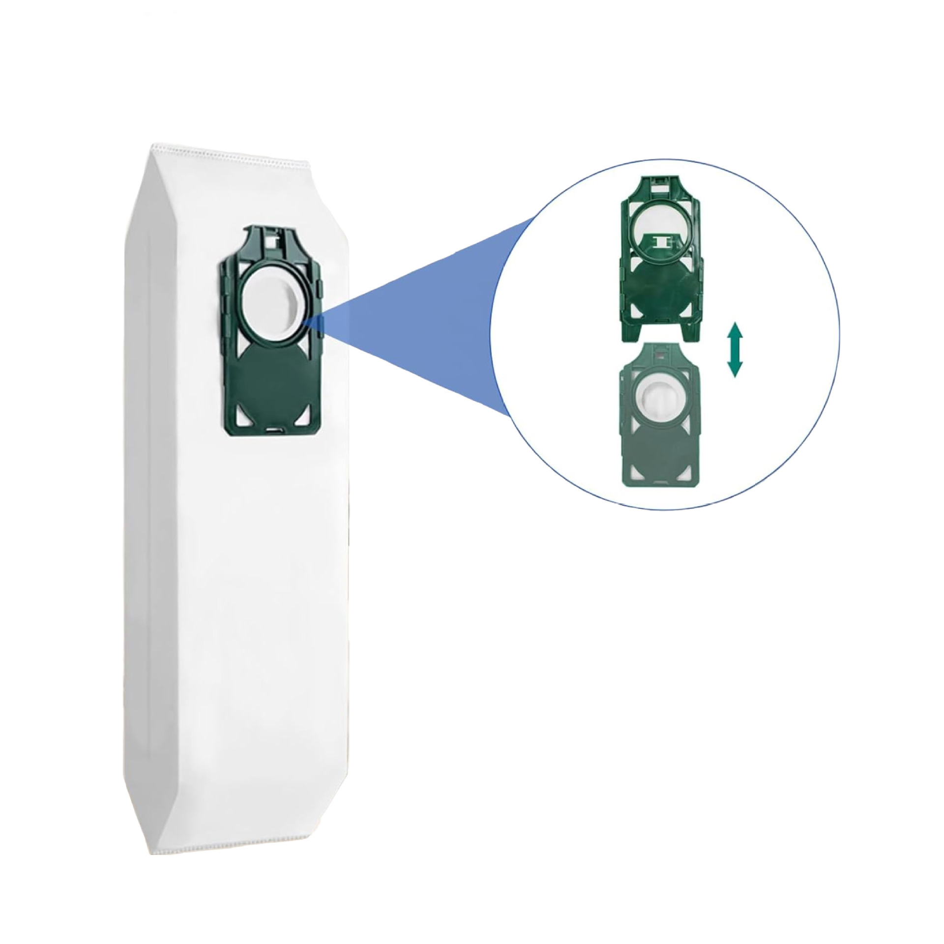 Dust Bags for Maytag M500, Riccar SupraLite R10S R10D R10O R10P R10CV, Replace RLH-6, 6 Pack