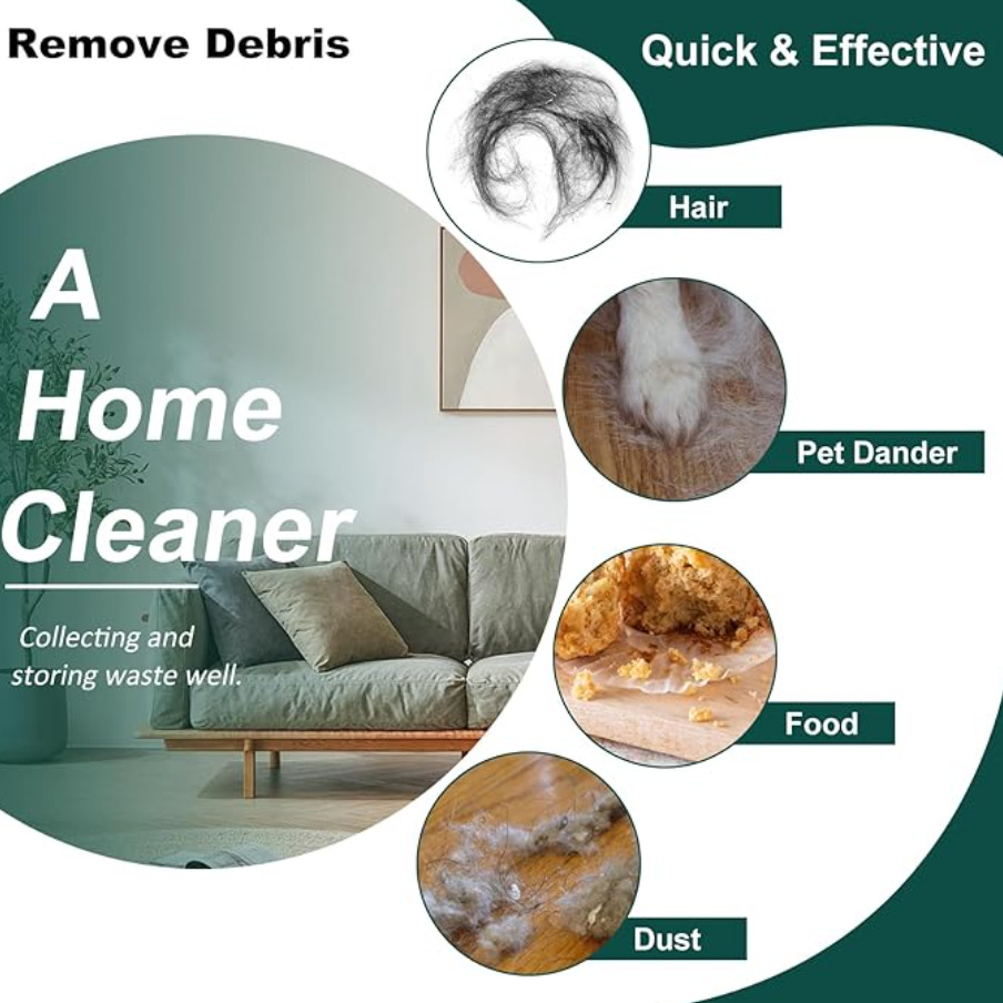 Dust Bags for Kirby G5 G6 G7E G10 G10E KY10 MK2 MK3 Vacuum Cleaner, Replace 204811 204814, Microfiber HEPA Filtration