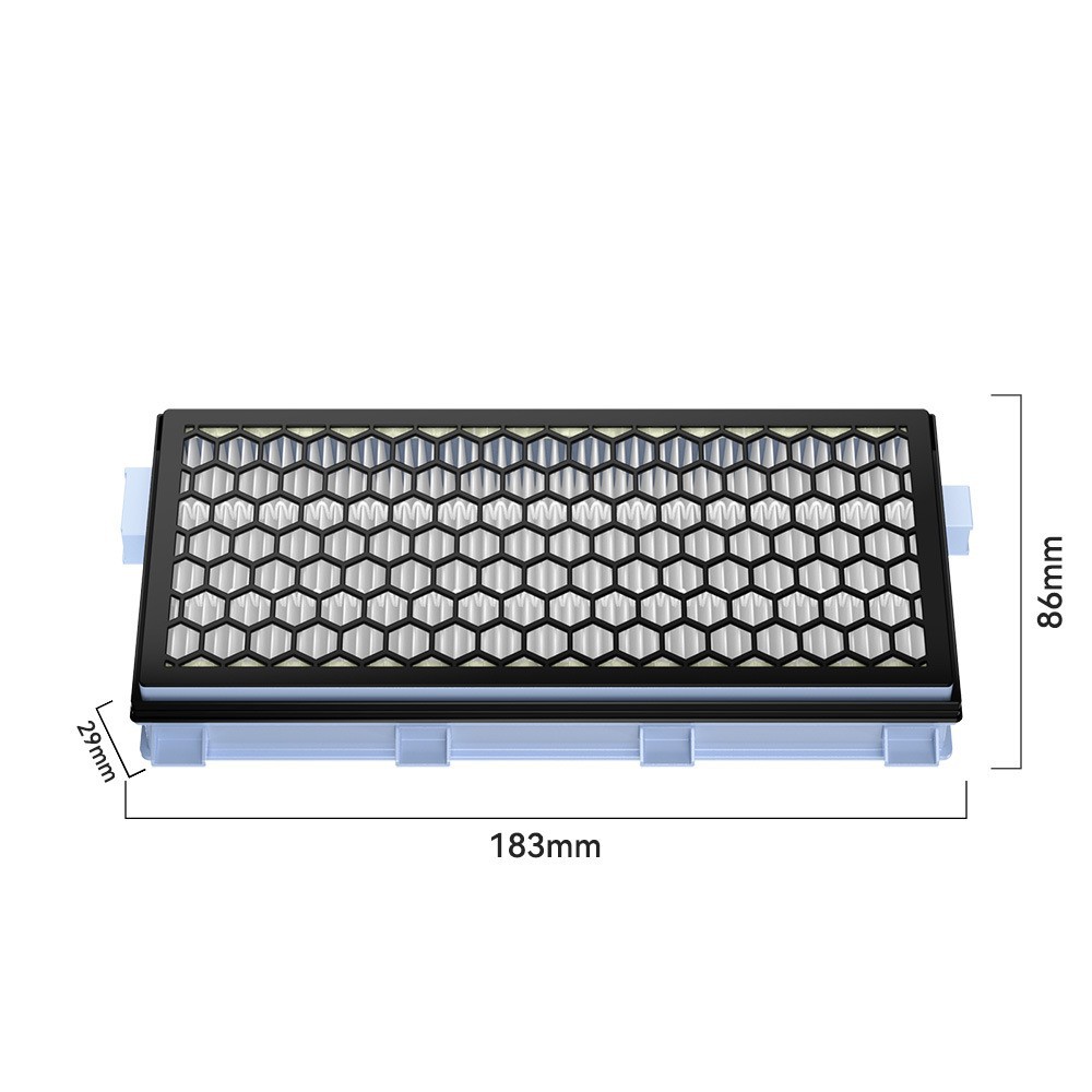 HEPA AirClean Filter for Miele SF-HA50 09616280, Replacement for S4 S5 S6 S8 Compact C1 C2 Complete C3 Series Vacuum Cleaners