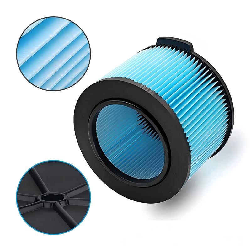 VF3500 Filter for Ridgid 3-4.5 Gallon Wet/Dry Vacuums, Replace 91781 WS1205, High-Efficiency Replacement Filter
