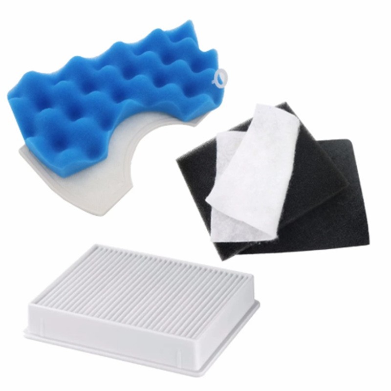 Filter Kit for Samsung SC43 SC44 SC45 SC47 Series Vacuum Cleaners, Replace DJ63-00669A DJ97-01040C DJ63-00672D, Blue Sponge Filter + HEPA Filter