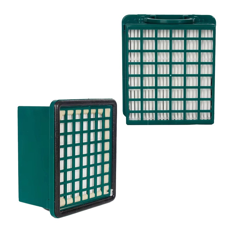 Filter Set for Vorwerk Kobold VK130 VK131 VF131, Motor HEPA Filter + Activated Carbon Odor Filter