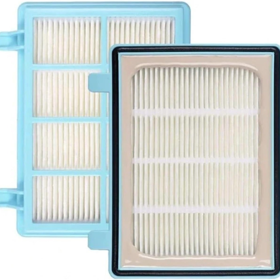 Filter Set for Philips FC9515 FC9516 FC9331 FC8632 FC9576 FC8010, Washable Pre-Filter + HEPA Filter, Replaces FC8010/01