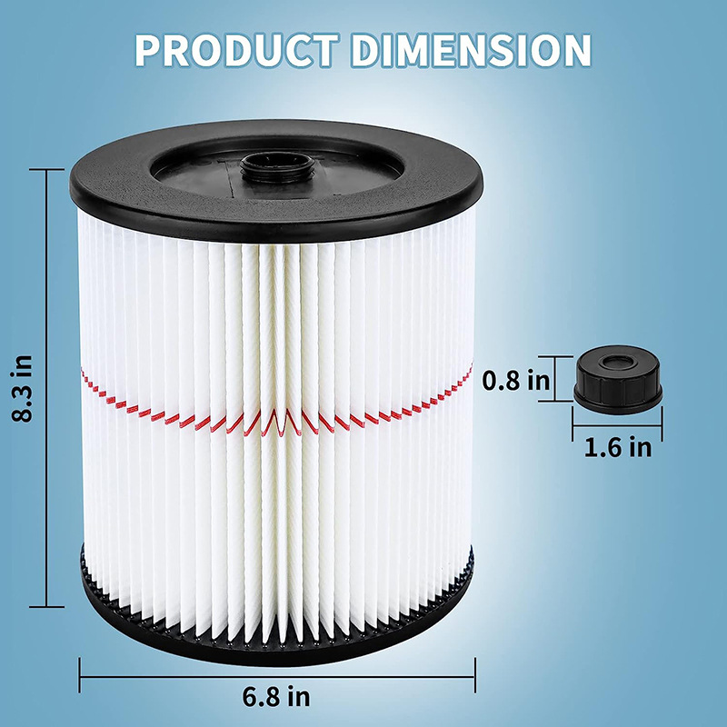 17816 Filter Replacement for Craftsman 5/6/8/12/16/20/32 Gallon Wet/Dry Vacuums