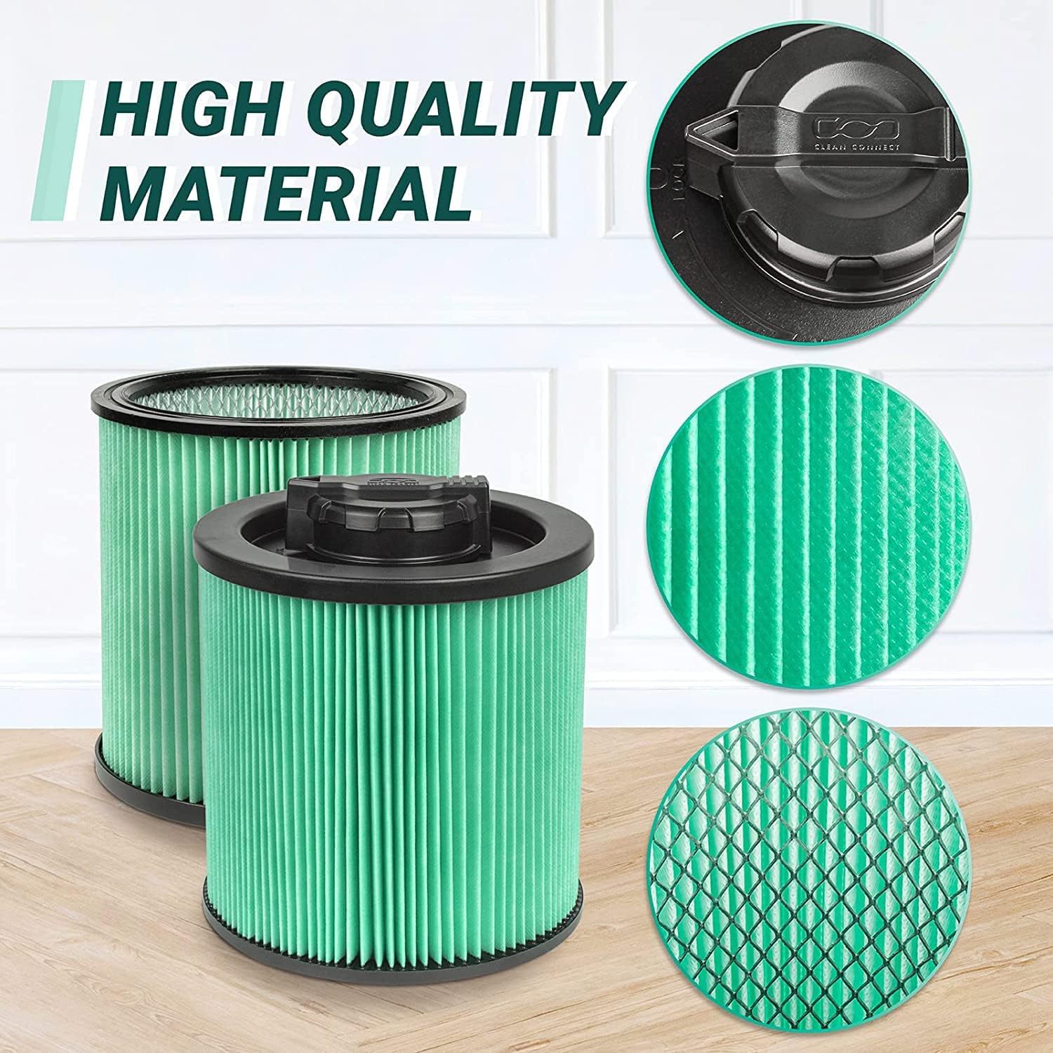 DXVC4003 Wet/Dry Vac Filter Replacement for DEWALT Wet/Dry Shop Vacuums