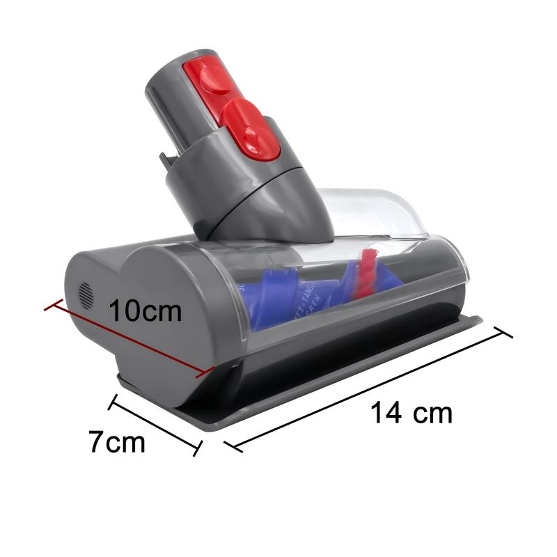Dual Roller Motorized Mattress Tool for Dyson V7 V8 V10 V11 V15 Anti-Tangle Bed Vacuum Head