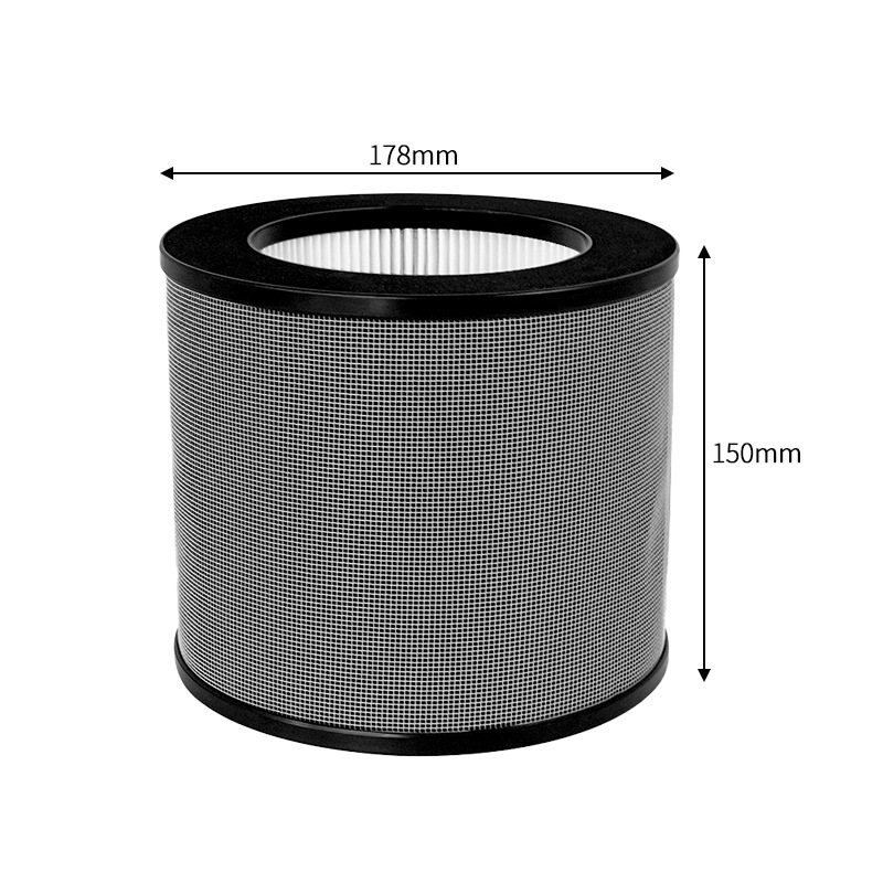 TaoTronics TT-AP006 Replacement Filter 3-in-1 H13 True HEPA & Activated Carbon Filter for TT-AP006 Air Purifier, Part # BS691