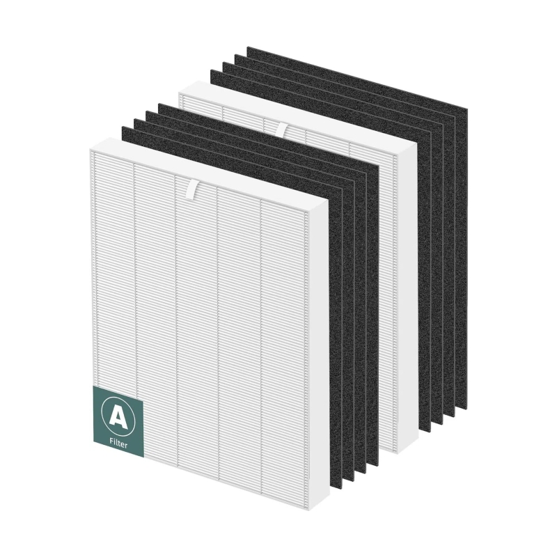 Winix 115115 Filter A (Size 21) Replacement Kit True HEPA + 4 Activated Carbon Pre-Filters for Winix C535, 5300-2, 6300, P300 Air Purifiers