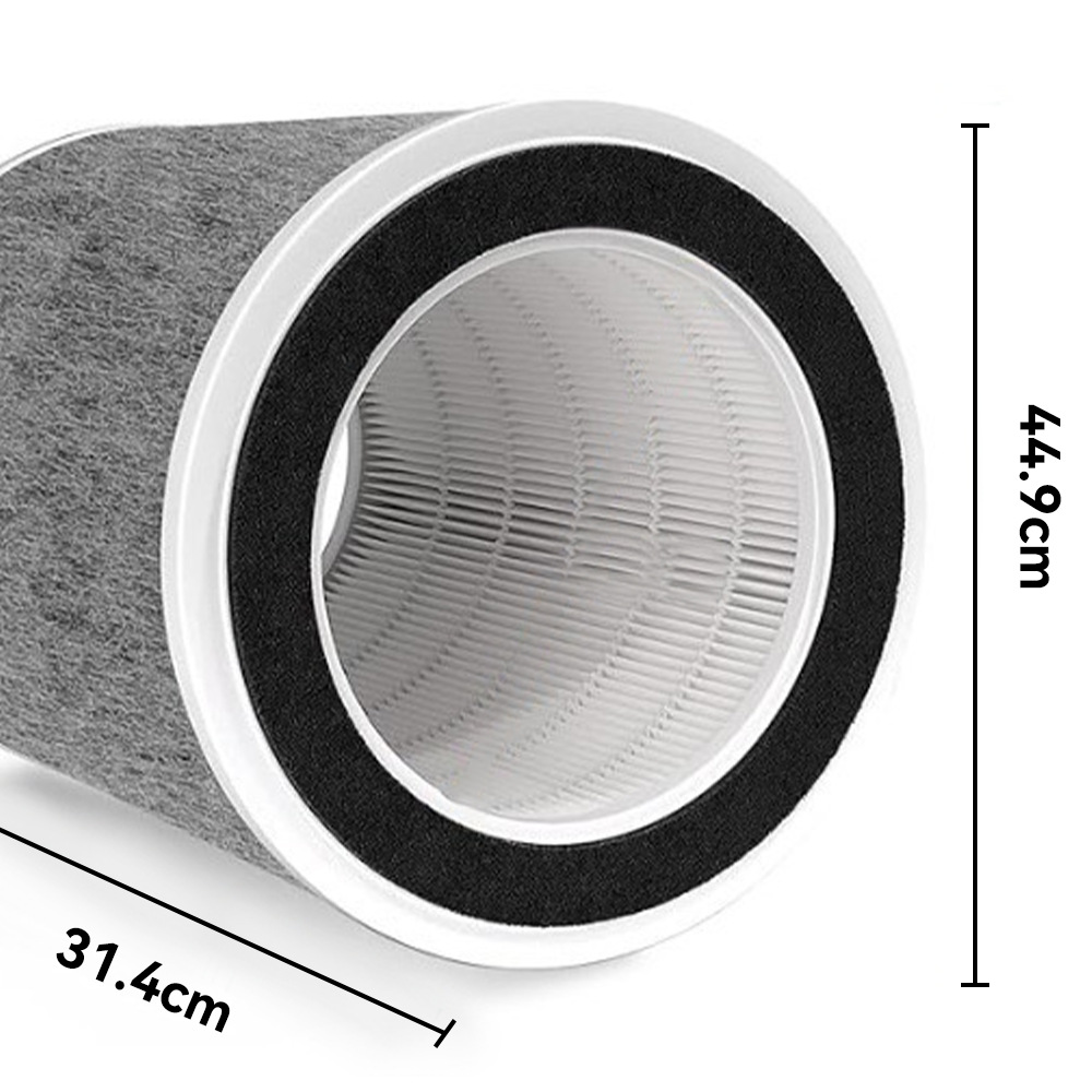 Shark HP200 Series Replacement Filter, 3-in-1 H13 True HEPA & Activated Carbon Filter for HP201/HP202 Air Purifiers