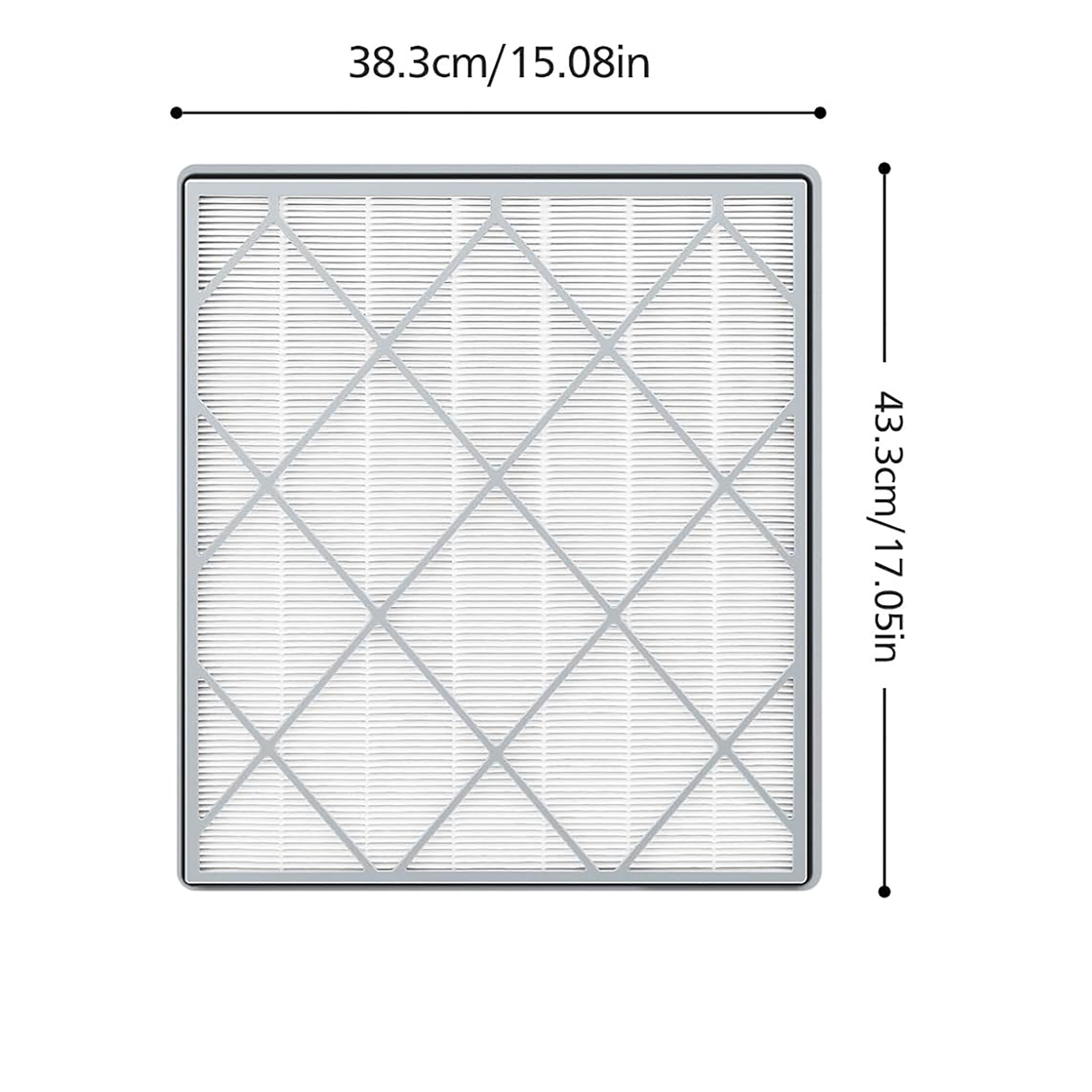 Shark HE400 Series Replacement Filter, 3-in-1 H13 True HEPA & Activated Carbon Filter for HE401/HE402/HE405 Air Purifiers
