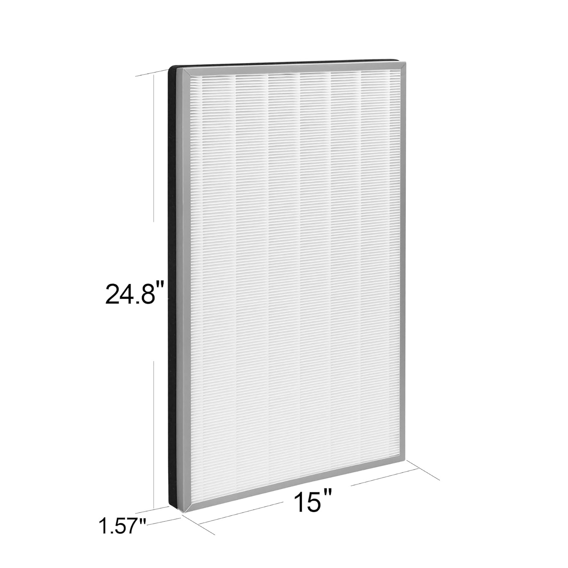 Shark HE600 Series Replacement Filter, 3-in-1 H13 True HEPA & Activated Carbon Filter for HE601/HE602/HE612 Air Purifiers