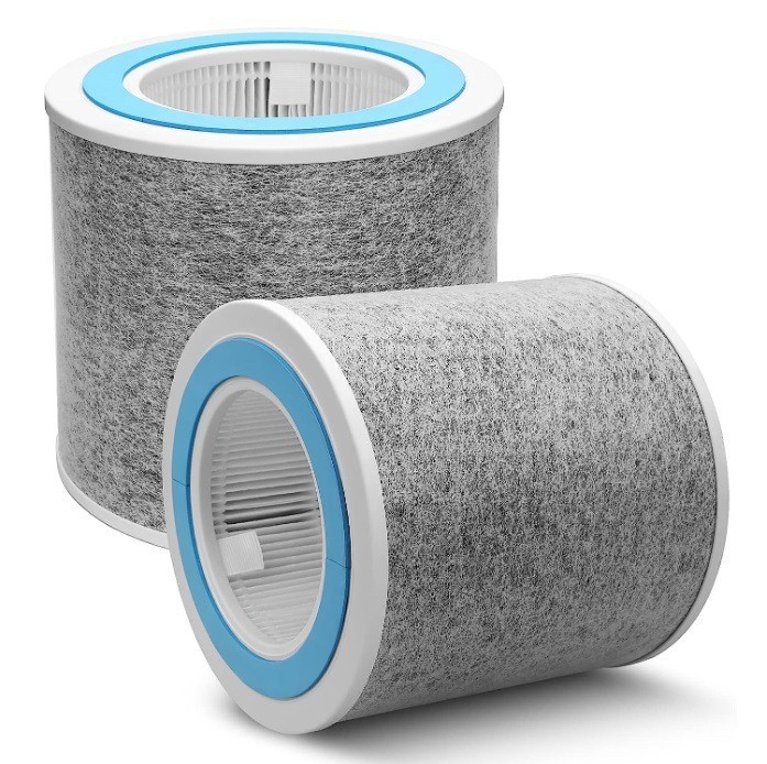 Shark HP100 Series Replacement Filter, 3-in-1 H13 True HEPA & Activated Carbon Filter for HP100/HP101/HP102/HP132/HP152 Air Purifiers, Replaces HE1FKPET/HE1FKBAS