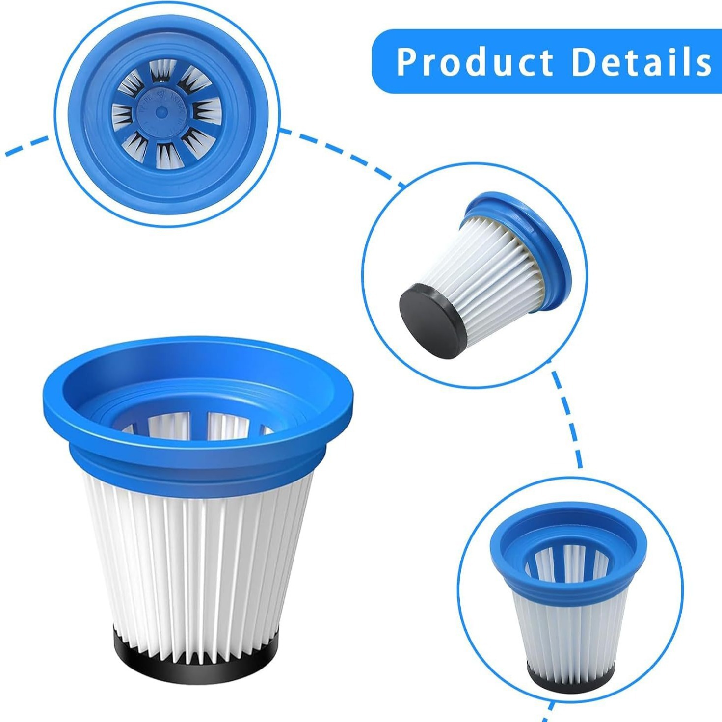 Replacement Filter for Kenmore DS1020 DS1030 Cordless Vacuum, Replaces Part # 520280, Washable Pre-Motor Filter