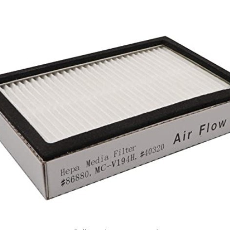 Replacement HEPA Filter for Kenmore EF-2 86880 40320, Washable Exhaust Filter Fits Kenmore Progressive Canister & Upright Vacuums, Replaces Panasonic MC-V194H