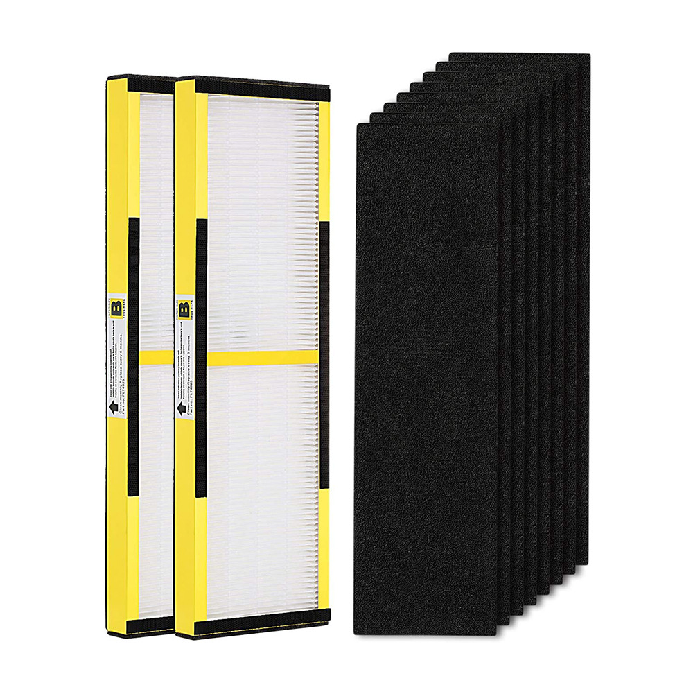 Filter B FLT4825 & Filter C FLT5000 Replacement for Germ Guardian Air Purifiers HEPA & Activated Carbon Filter Set