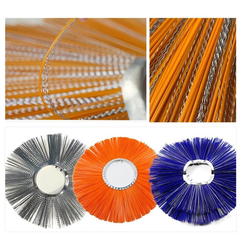 Snow Sweeper Broom Brushes Replacement Parts for Snow Blower or Roller Equipment