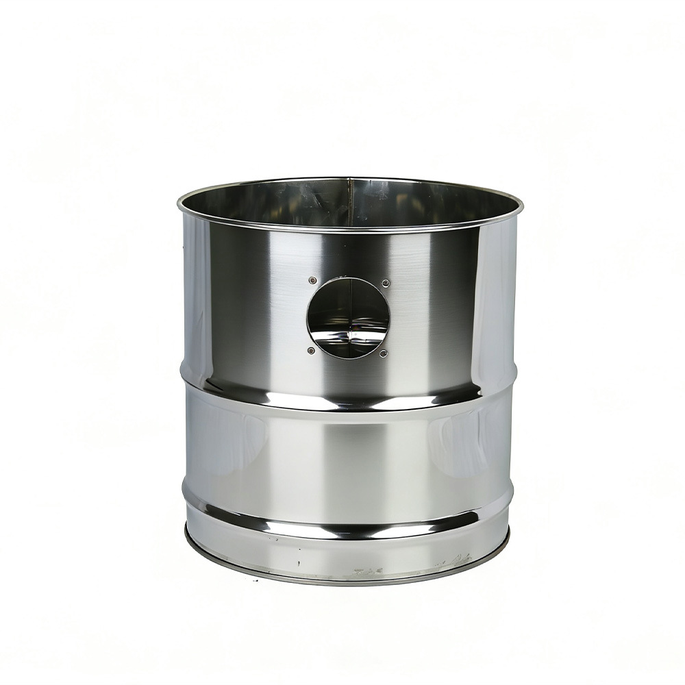 Large Capacity Stainless Steel Vacuum Dust Collector Bucket, Heavy Duty Dust Storage Barrel Replacement for Industrial Vacuum Cleaner