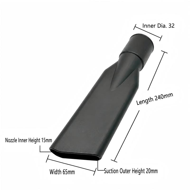 Flat Suction Nozzle for Industrial Vacuum Cleaner 32/35/36/44mm Inner Diameter Vacuum Flat Crevice Tool